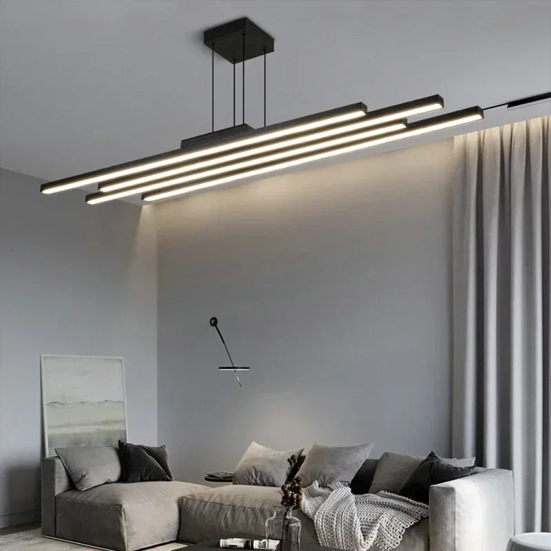 Afralia™ Modern Chandelier: Luxury Nordic LED Hanging Lamp for Minimalist Living Room