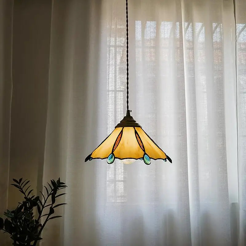 Afralia™ Glass LED Pendant Light - Japanese Home decor Kitchen Bar Lamp