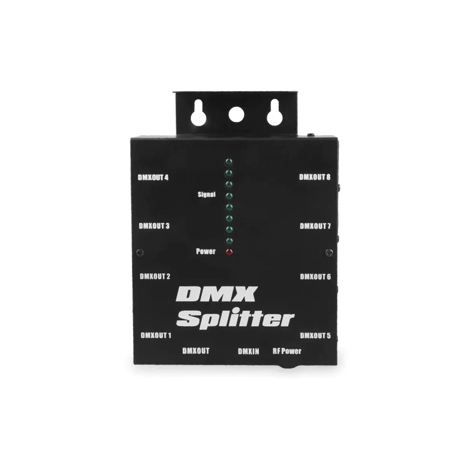 Afralia™ 8-Way DMX 512 Optical Splitter for Stage Lighting and Events