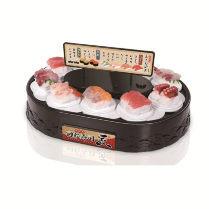 Afralia™ Sushi Machine Conveyor Turntable Display Stand for Wedding Birthday Party
