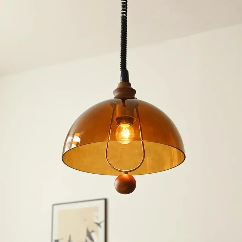 Afralia™ Amber Shades Retro Dining Room Pendant Chandelieriola™