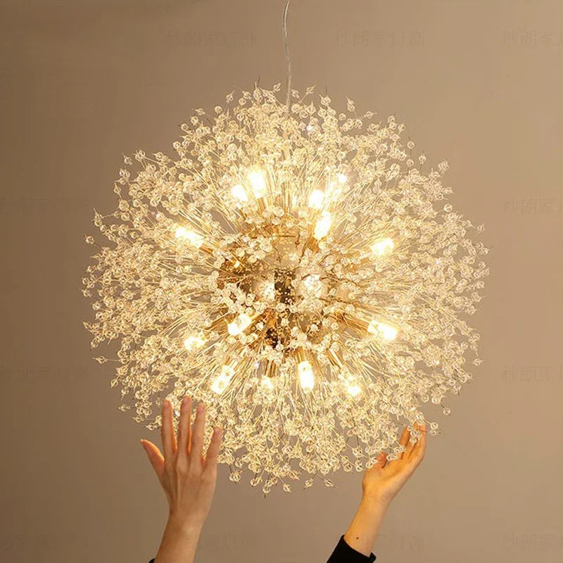 Afralia™ Dandelion Chandelier: Nordic Living Room, Bedroom, Dining Room Decor & Shop Pendant