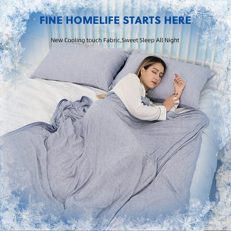 Afralia Super Soft Cooling Blanket King Size Skin-Friendly Quilted Bedspread