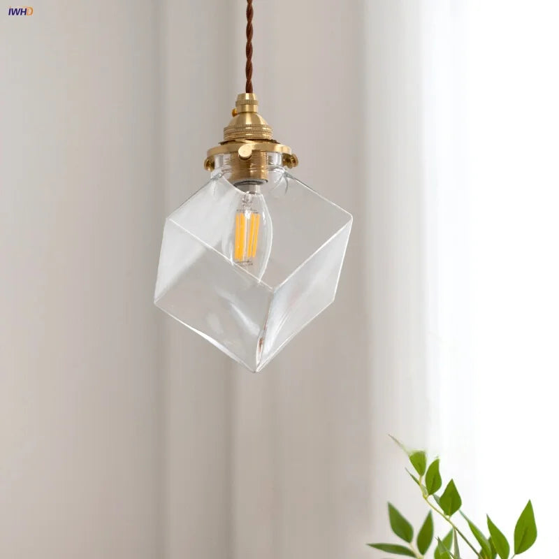 Afralia™ Glass LED Pendant Lights: Nordic Modern Hanging Chandelier