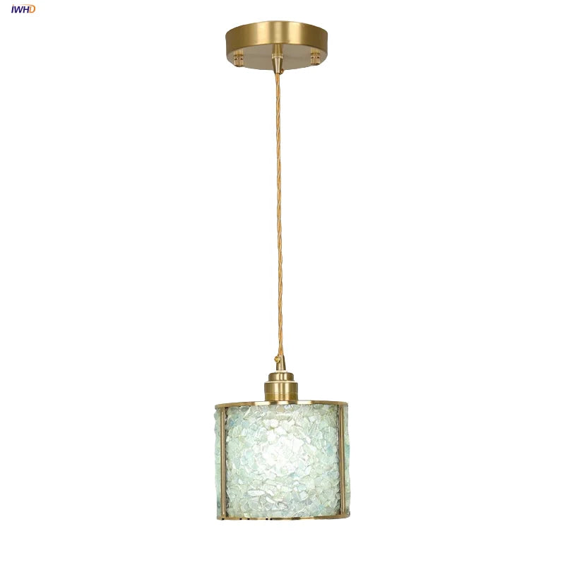 Afralia™ Glass Crystal LED Pendant Light - Adjustable Luxury Fixture for Kitchen, Foyer, Bathroom