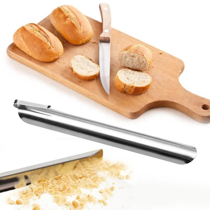 Afralia™ Crumb Cleaner Cake Tools - Stainless Steel Crumber for Servers