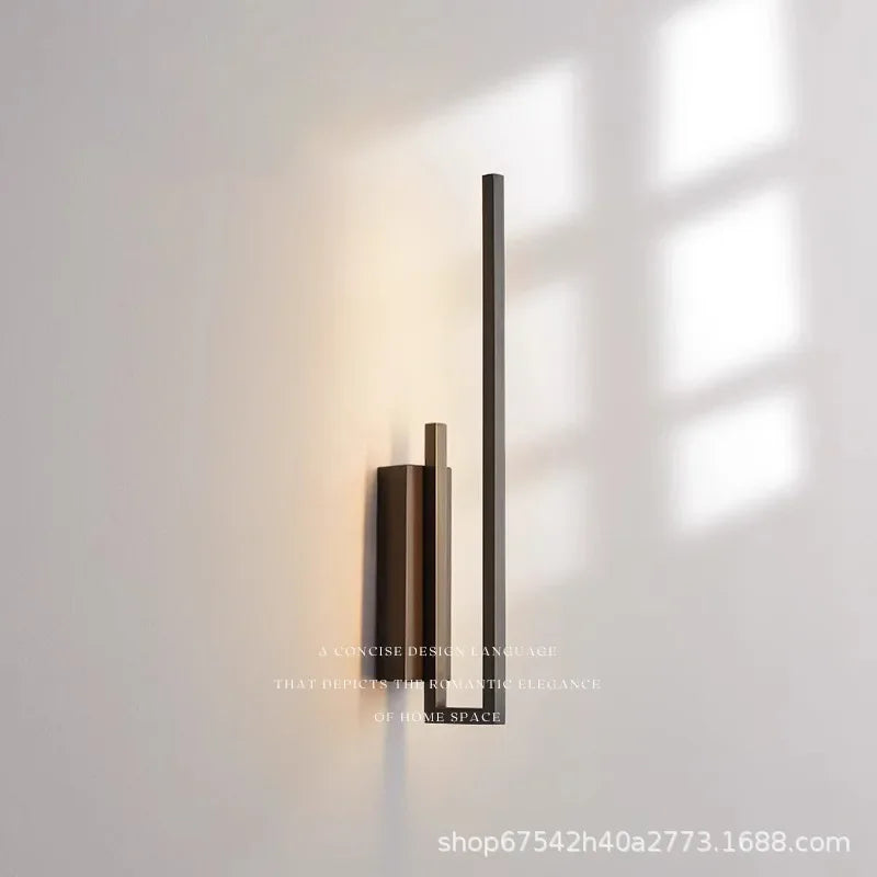 Afralia™ Brass Wall Light Sconce, Dimmable & Modern for Foyer, Bedroom, Restaurant & Aisle