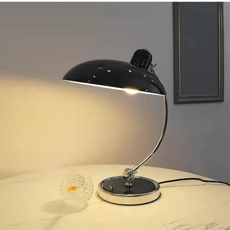 Afralia™ Minimalist Desk Lamp, Classic Retro Nordic Table Lamp for Office and Bedroom