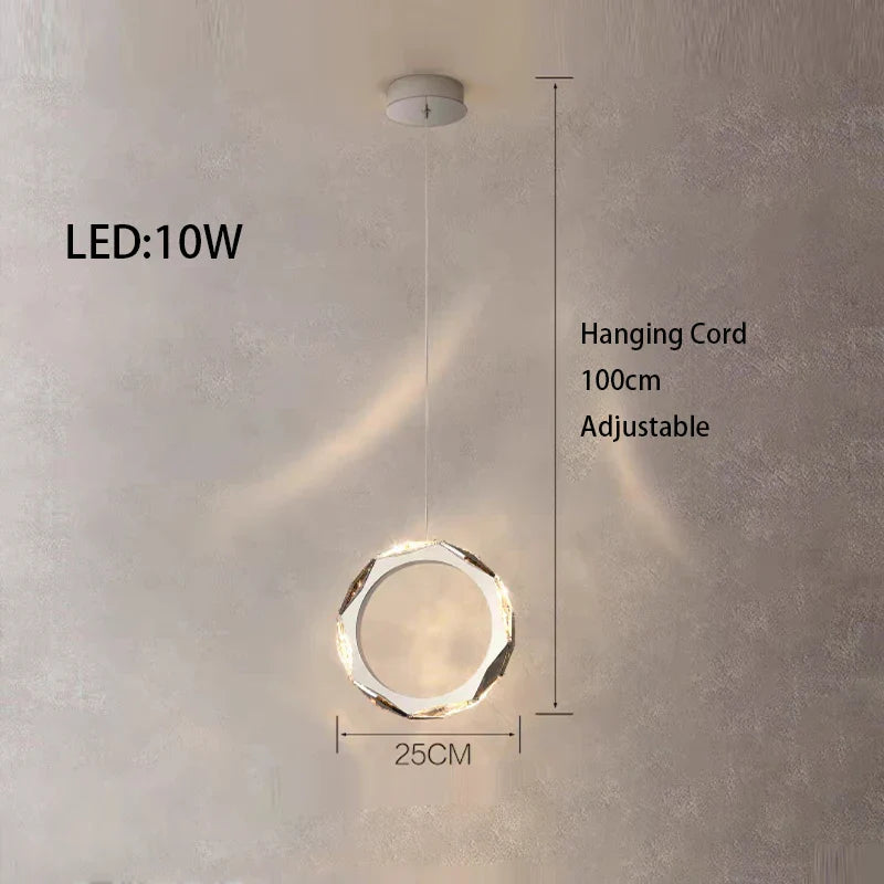 Afralia™ Modern Crystal LED Ceiling Chandelier Light Bundle for Stylish Indoor Decor