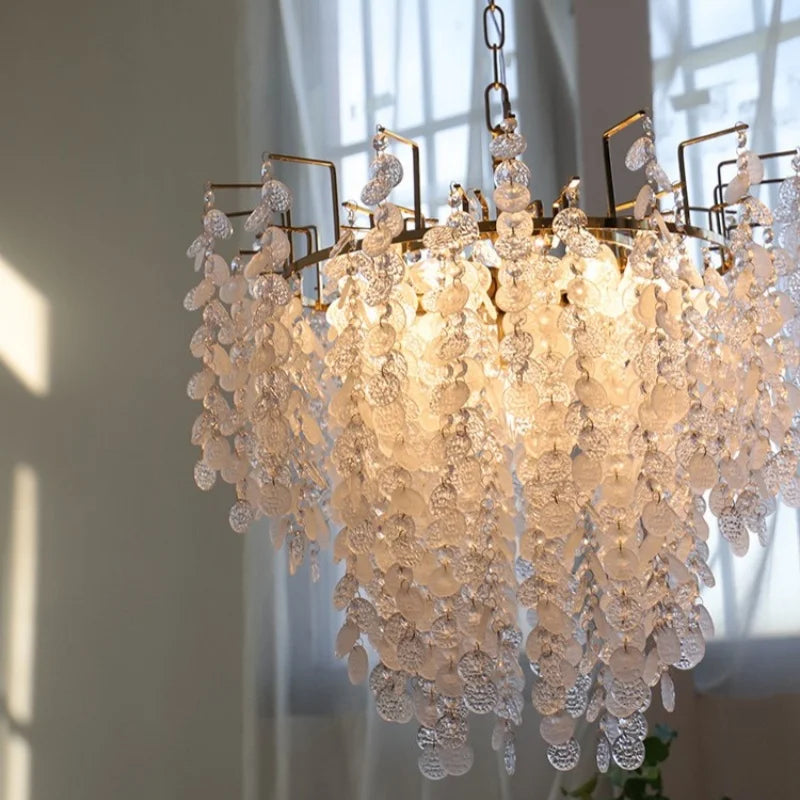 Afralia™ Crystal Chandelier: Luxury LED Lighting for Bedroom, Girl Room.
