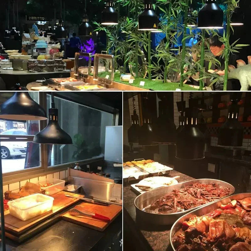 Afralia™ 275W Electric Food Heat Preservation Lamp for Kitchen Restaurant Buffet