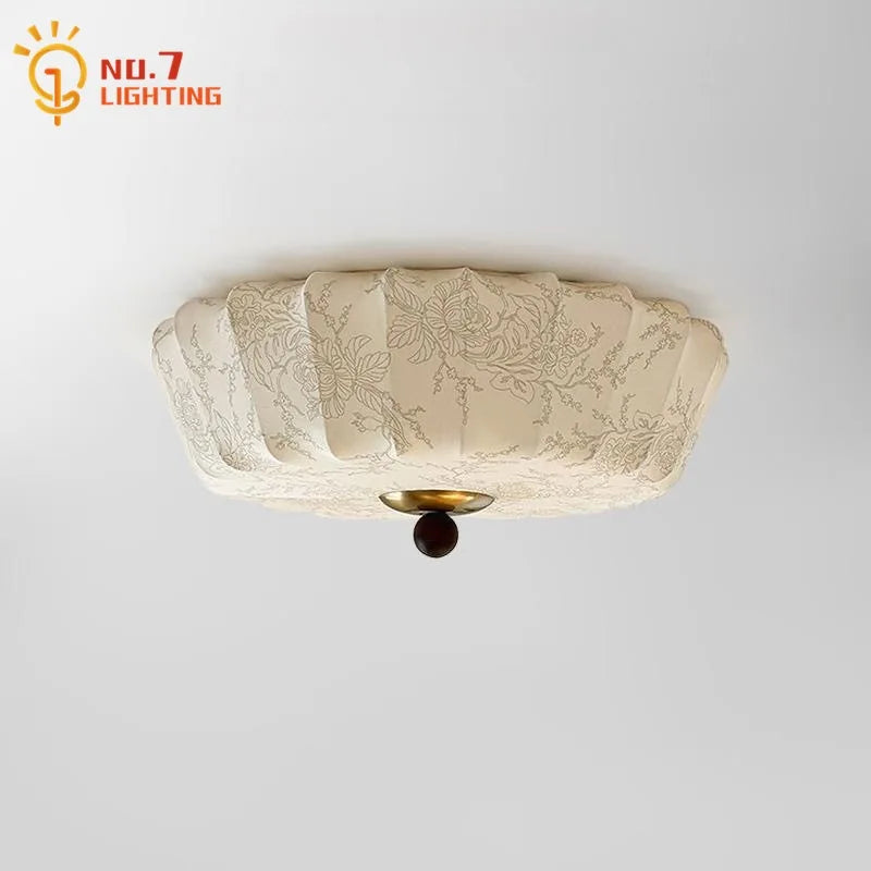 Medieval Style Wooden LED Ceiling Light by Afralia™ for Home, Bedroom, and Cafe
