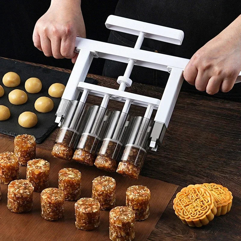 Afralia™ Hand-Pressed Mooncake Stuffing Machine: Easy Operation for Baking Enthusiasts