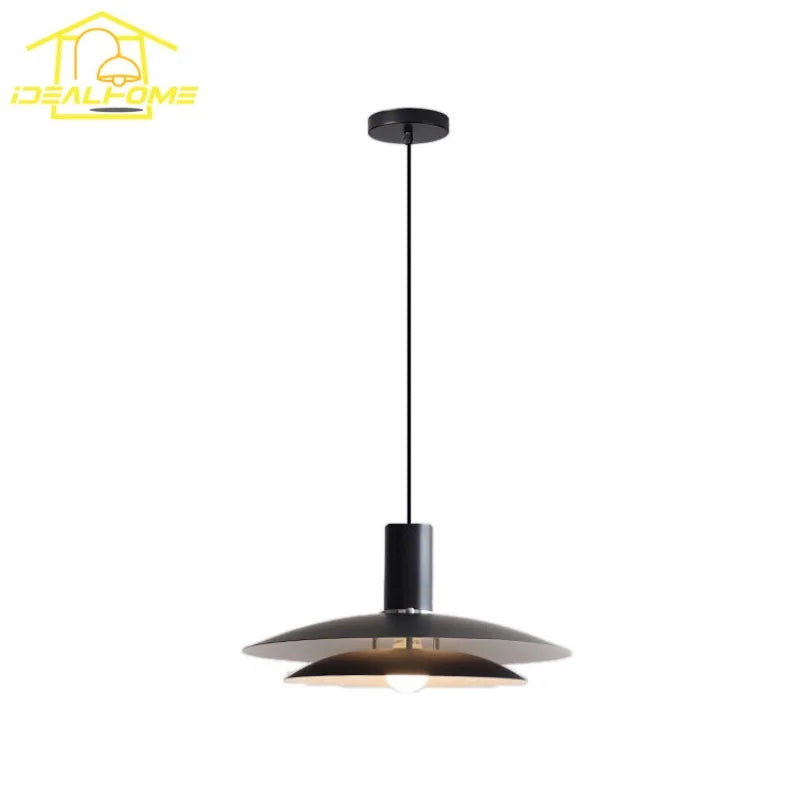 Afralia™ Nordic Medieval LED Pendant Lights: Industrial Black/White/Beige for Bar, Bedroom, Kitchen, Studio