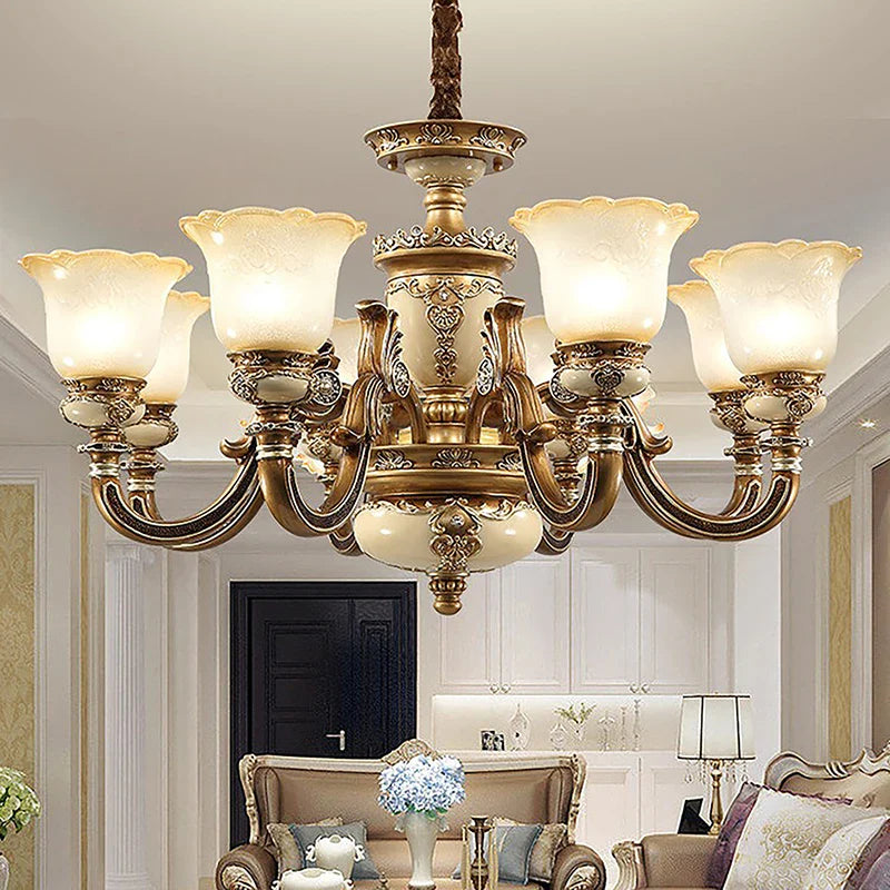 Afralia™ Luxury Resin Chandelier for Living Room, Bedroom, Dining Room, and Hotel