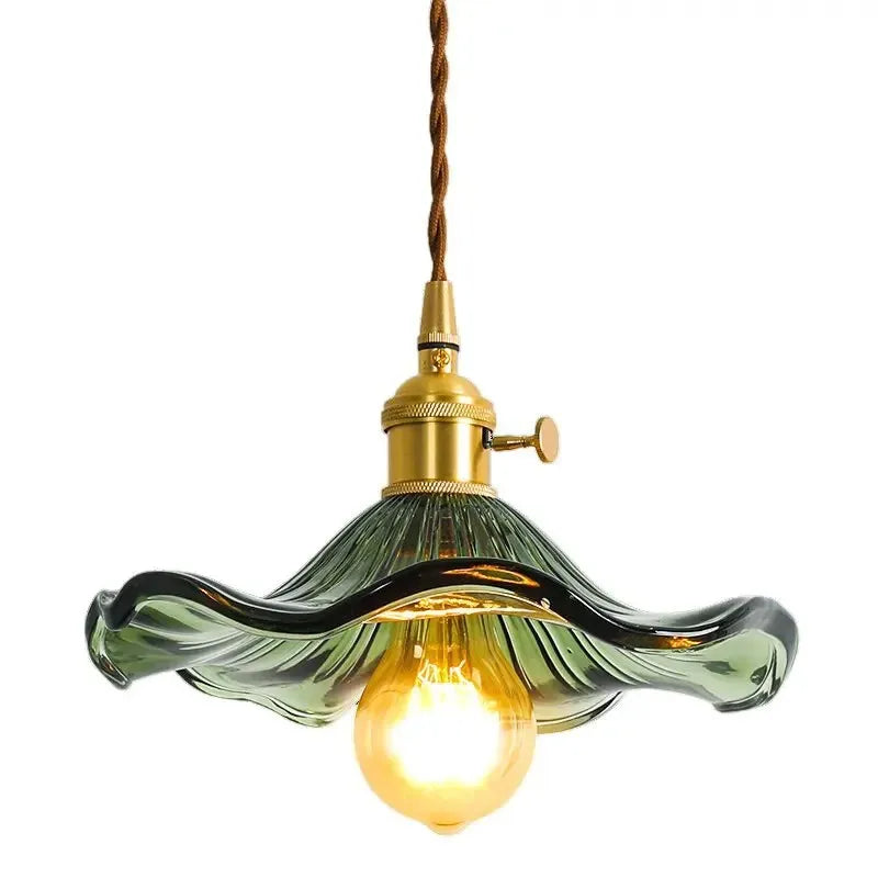 Afralia™ Glass Pendant Lamp for Bedroom Dining Room Chandelier Lighting