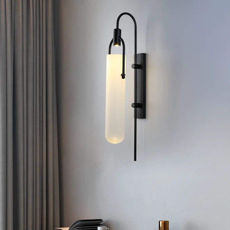 Afralia™ Postmodern LED Wall Sconce for Bedroom, Living Room, and Corridor Aisle