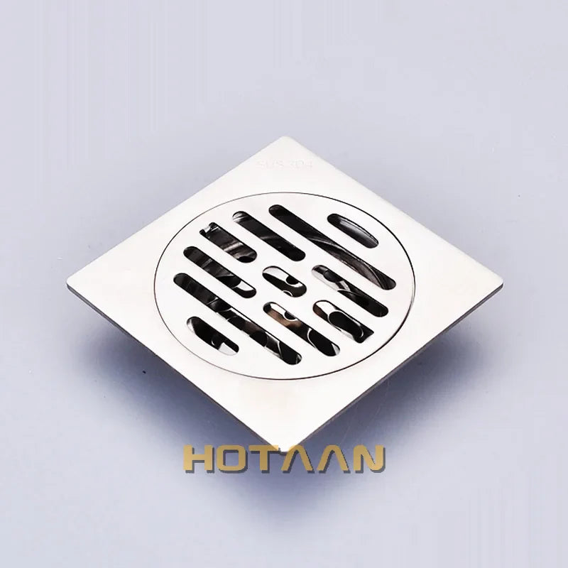 Afralia™ Stainless Steel Floor Drain for Bathroom Toilet Kitchen Balcony, 12cm