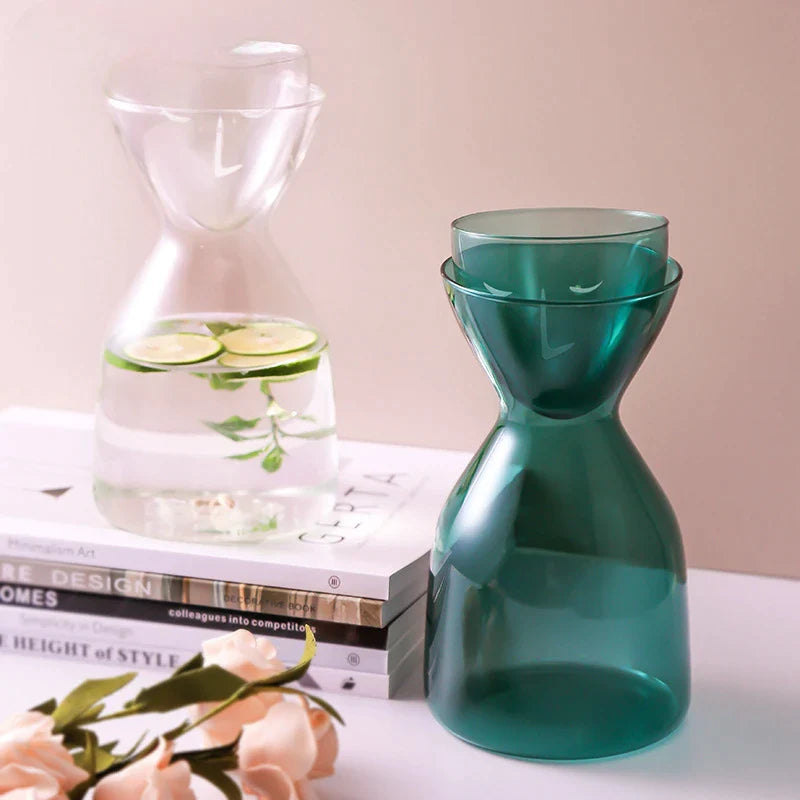 Afralia™ Glass Tea Infuser Water Bottle Thermos Drinkware Kit