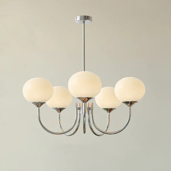 Afralia™ Glass Ball Chandelier Pendant Light for Living Dining Room