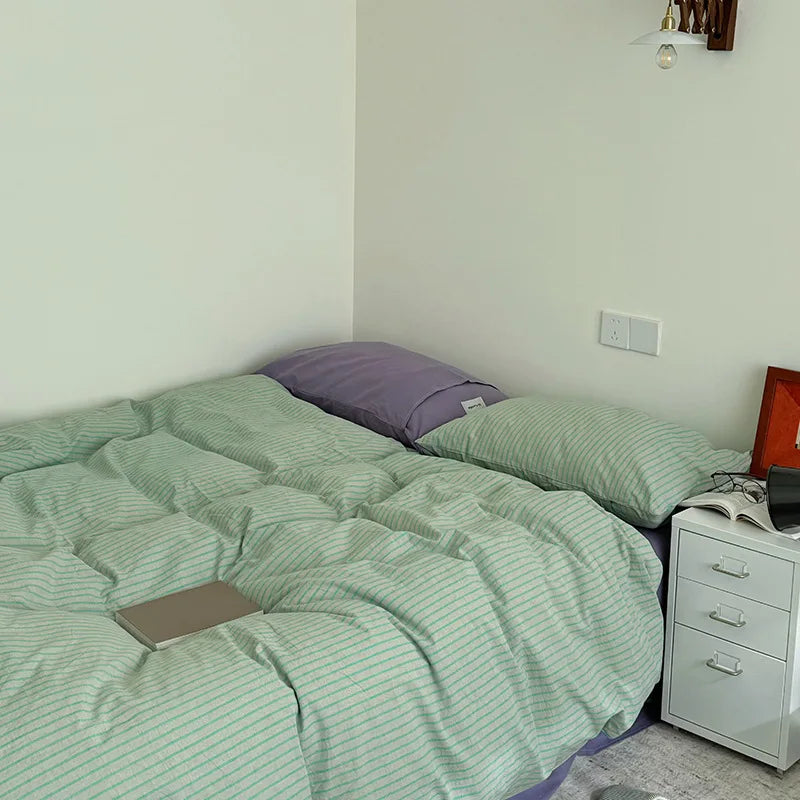 Afralia™ Printed Cotton Bedding Set: Cozy, European Style for Adults & Kids, Twin-King Sizes