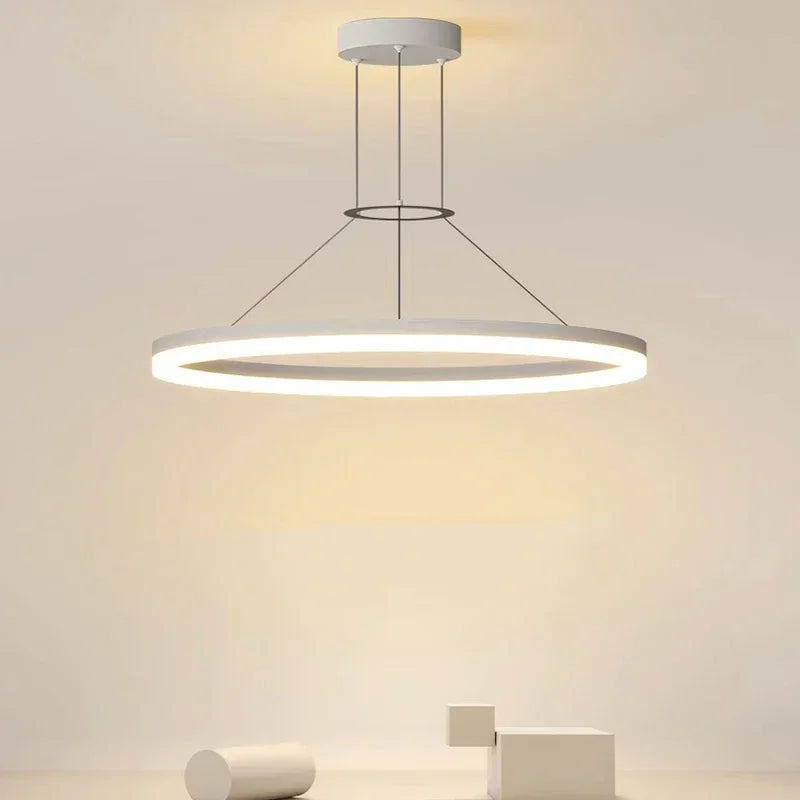 Afralia™ Nordic Simplicity LED Chandelier for Home Decor and Luminaires