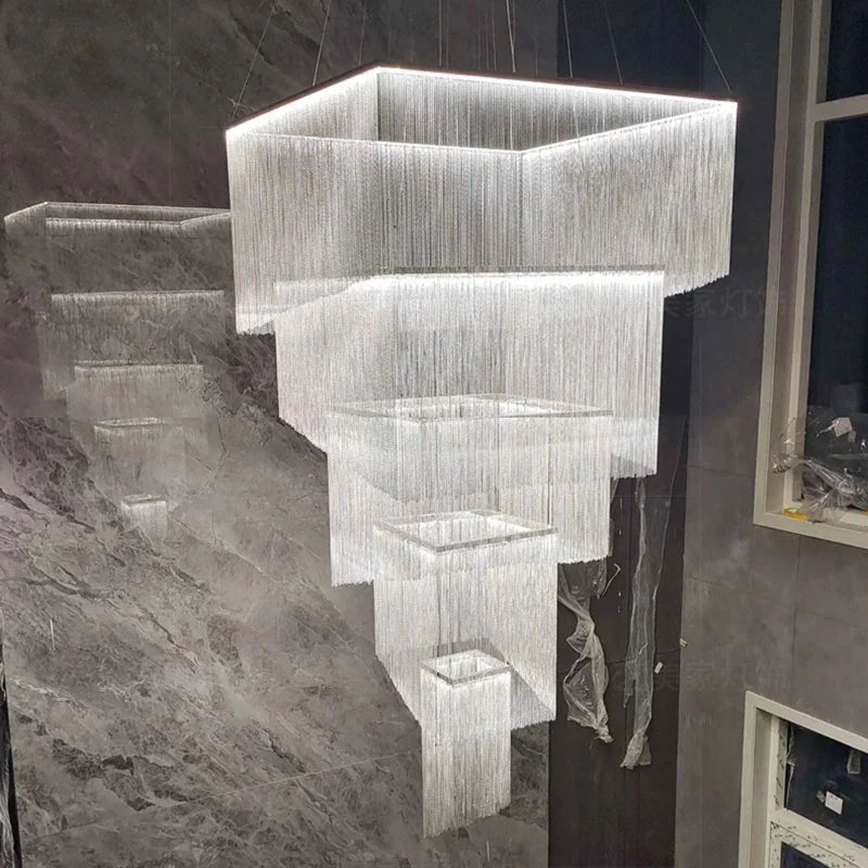 Afralia™ Modern LED Pendant Chandeliers for Living and Dining Room Lighting