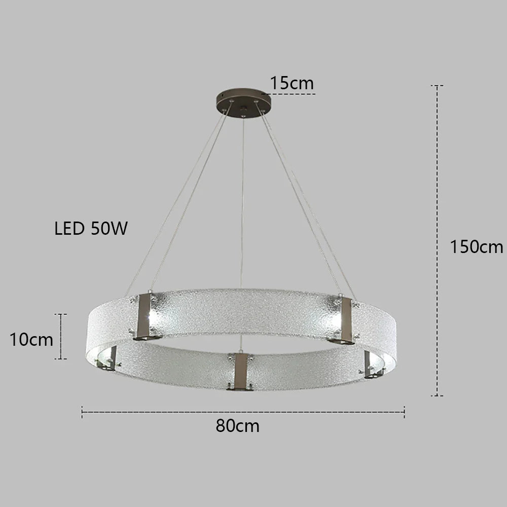 Afralia™ Gold LED Chandelier for Luxe Living Room Lighting