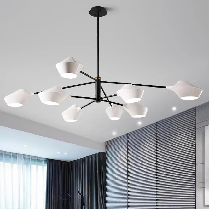 Afralia™ Modern LED Chandelier: Nordic Design Ceiling Light for Bedroom, Living Room, Kitchen, Dining Room
