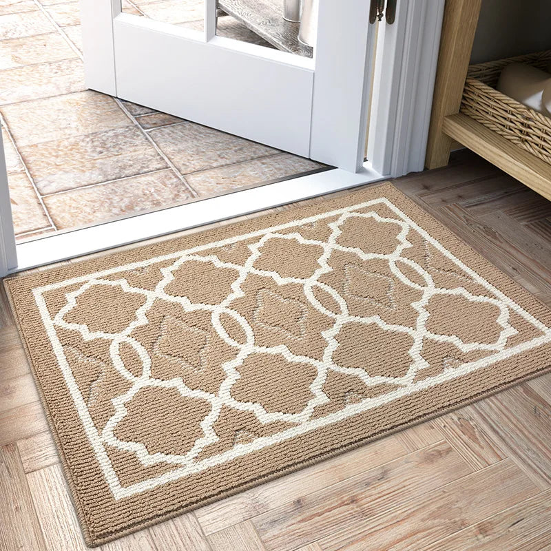 Afralia™ Nordic Polypropylene Entry Mat | Absorbent Non-slip Shoe Scraper | Durable & Easy to Clean