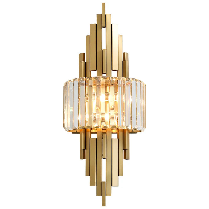 Afralia™ Crystal Wall Sconce Light: Nordic Luxury for Living Room, Corridor, Hall