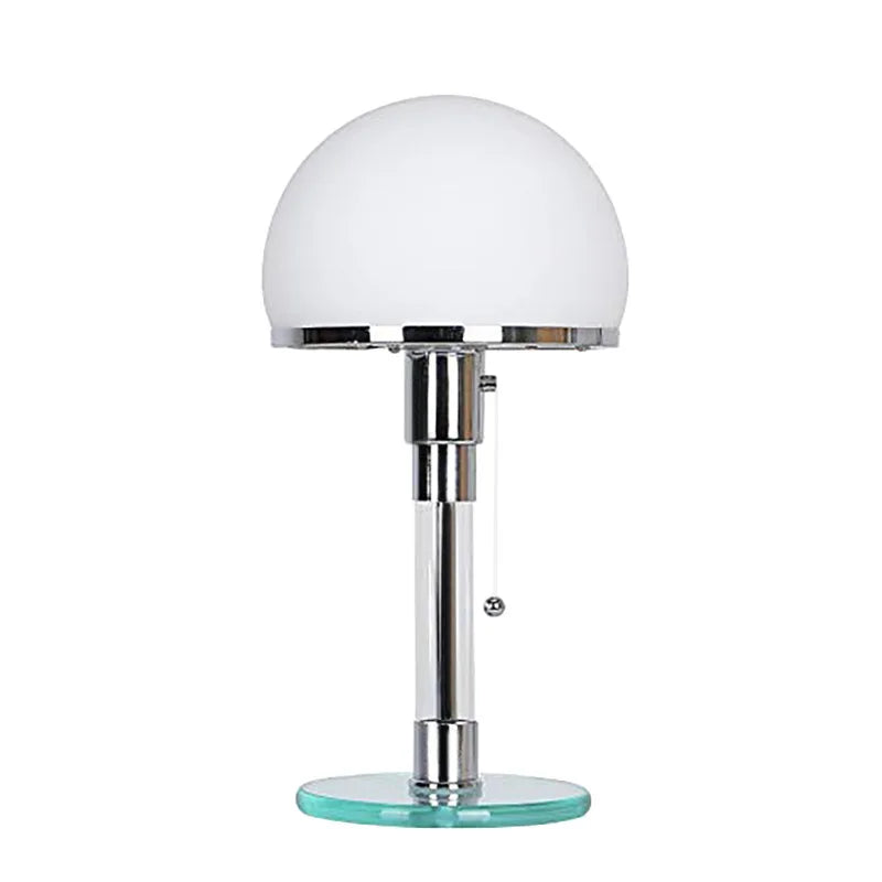 Afralia™ Bauhaus Glass Ball Desk Lamp E27 Bulb