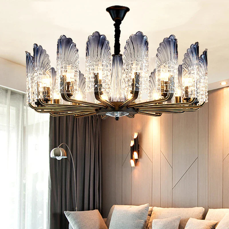 Afralia™ LED Jellyfish Chandelier - Modern Iron Lustre Lighting for Home Decor