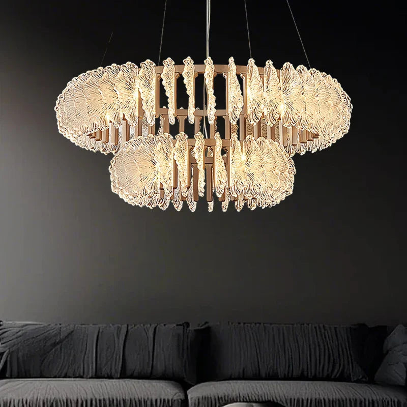 Afralia™ Modern Coral Flower Acrylic Chandelier LED Suspension Luminaire for Dining Room