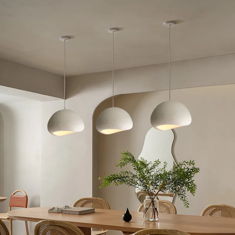 Afralia™ Nordic Wabi Sabi E27 LED Pendant Light: Minimalist Loft Bar Restaurant Lamp