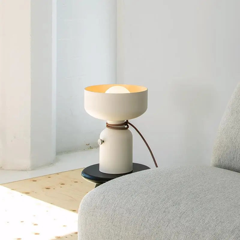 Afralia™ Metal Desk Lamp with E27 Bulb, for Living Room and Bedroom