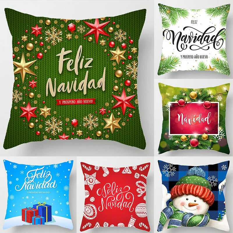 Afralia™ Christmas Nordic Sofa Pillowcase Living Room Office Decorations