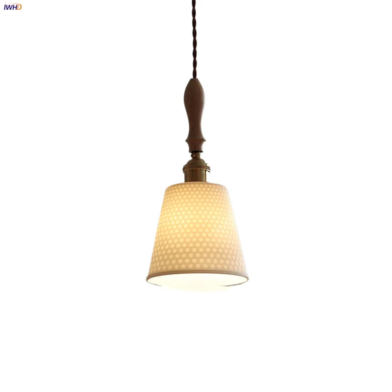 Afralia™ Wood Ash LED Pendant Light - Adjustable Nordic Modern Hanging Lamp