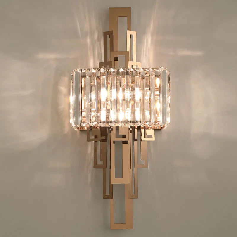 Afralia™ Crystal Wall Lamp: Modern Nordic Indoor Lighting for Living Room, Bedroom, and Staircase