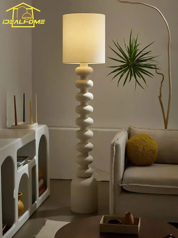 Afralia™ Minimalist Resin Floor Lamp LED E27 for Living Room Bedroom Hotel Club