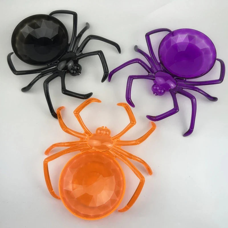 Afralia™ Halloween Skull Spider Tray Snack Storage Plate Fruit Basket Candy Box