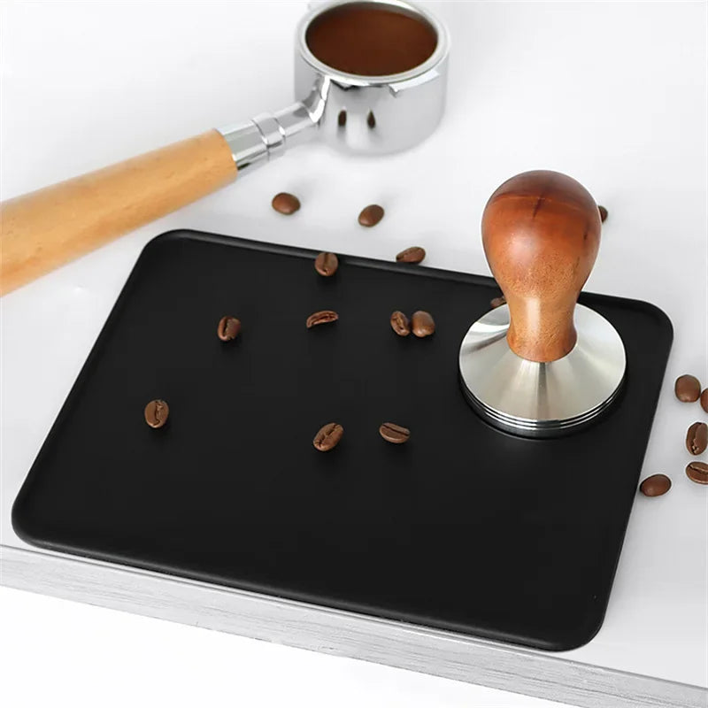 Afralia™ Silicone Coffee Tamper Mat Espresso Tamping Rest Holder for Office Bar