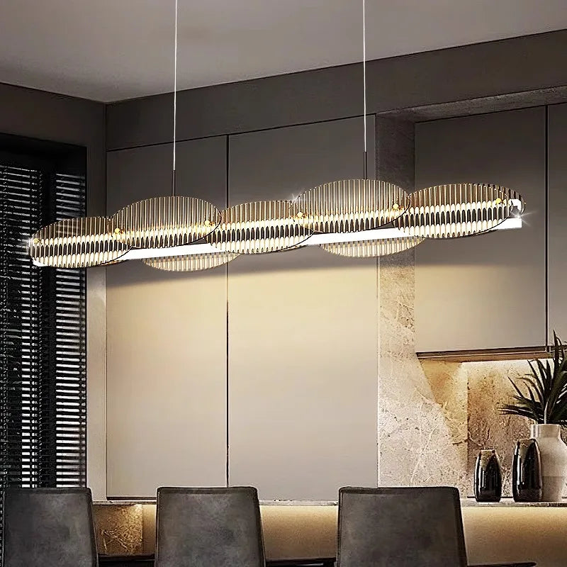 Afralia™ LED Pendant Chandelier for Modern Home Decor in Living and Dining Room Lighting