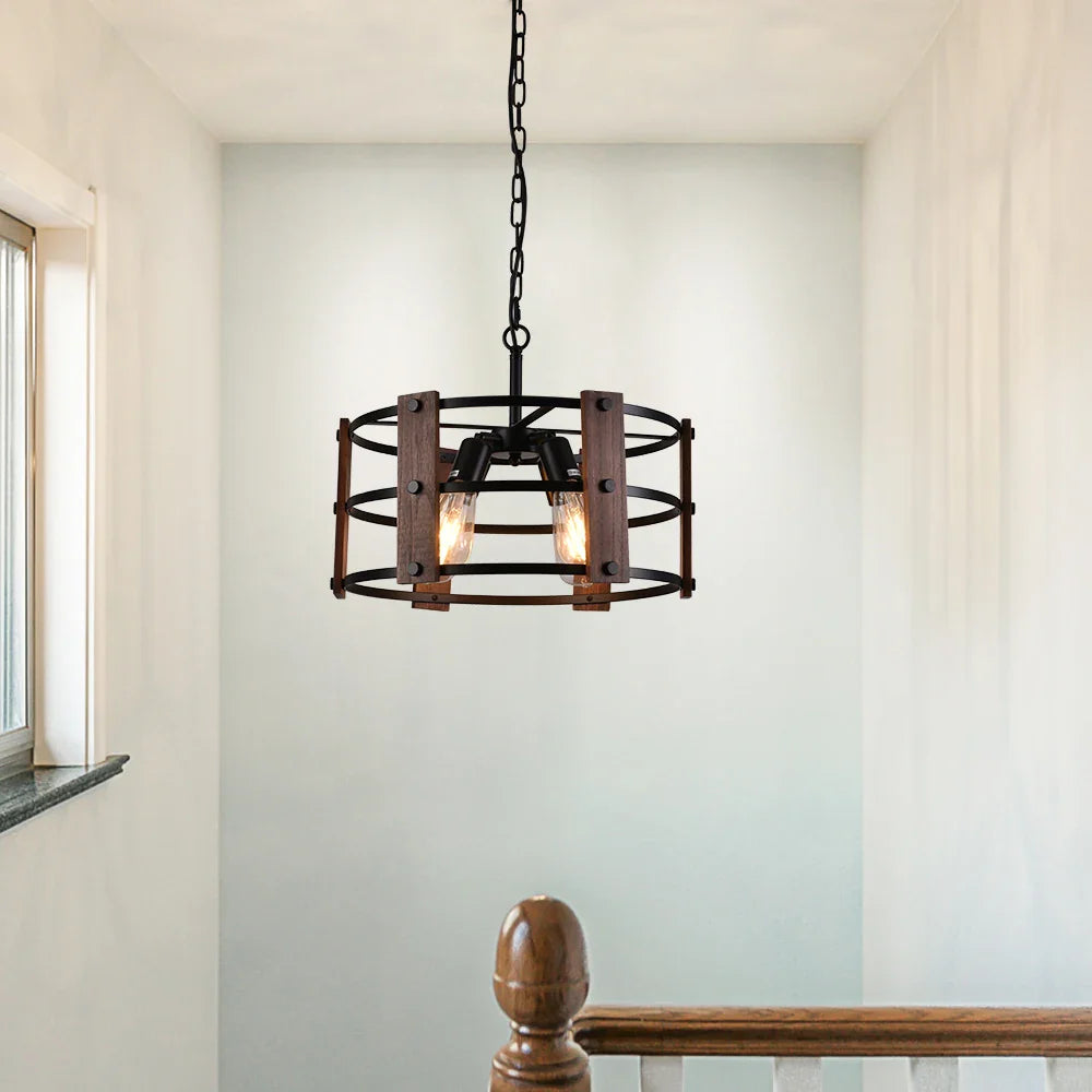 Afralia™ Retro Chandelier: Vintage Ceiling Pendant Light for Home Decor