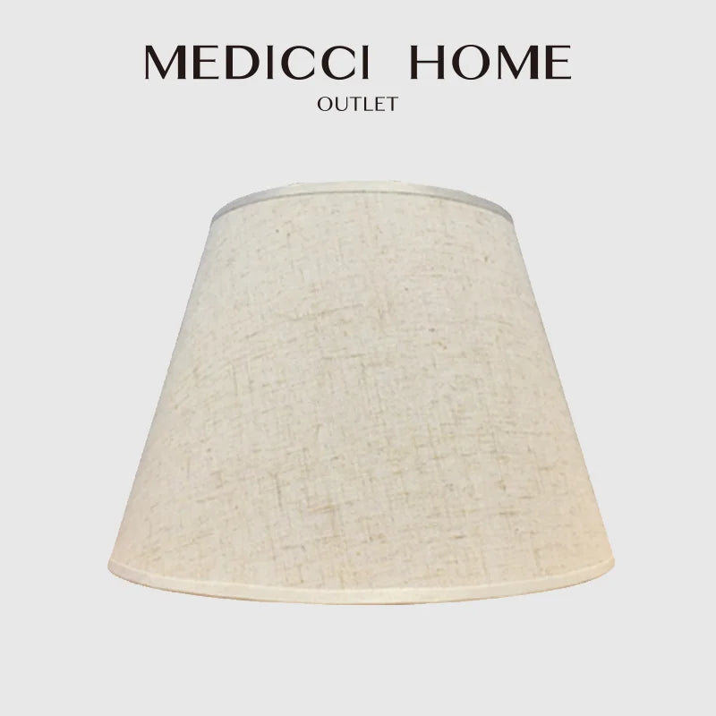 Afralia™ White Empire Linen Lampshade for Modern Simplicity & Elegance