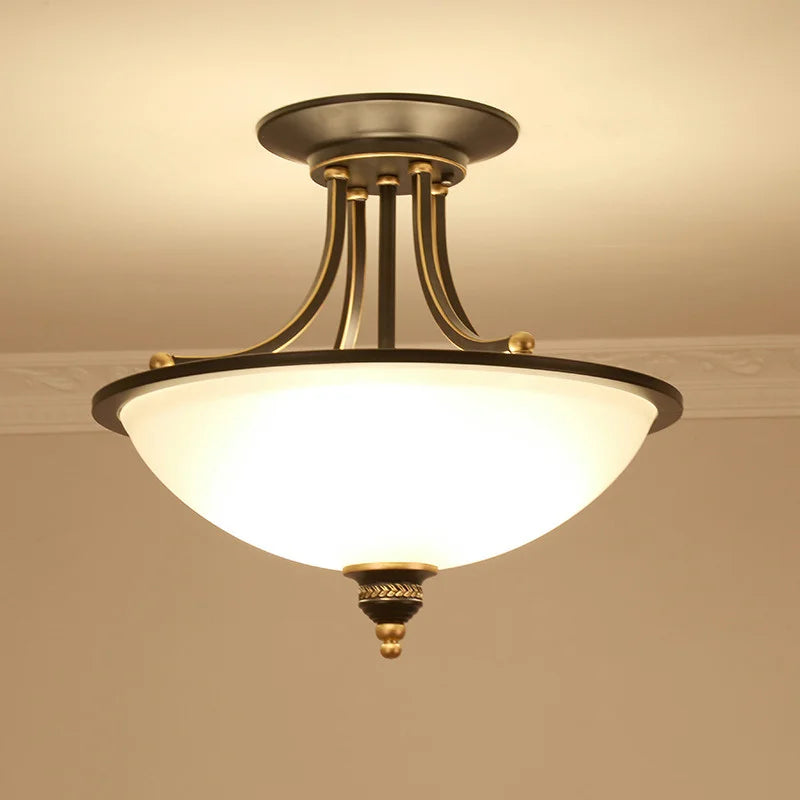 Afralia™ Vintage European Style Ceiling Lamp for Home Decor