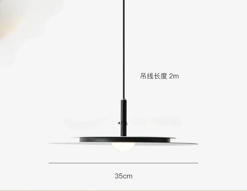 Afralia™ Flying Saucer LED Chandelier: Nordic Modern Kitchen Bedroom Decorative Lighting Lamp