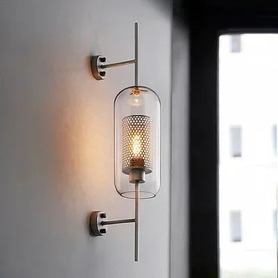 Afralia™ Vintage LED Wall Sconce Light Fixture Bedroom Living Room Decoration