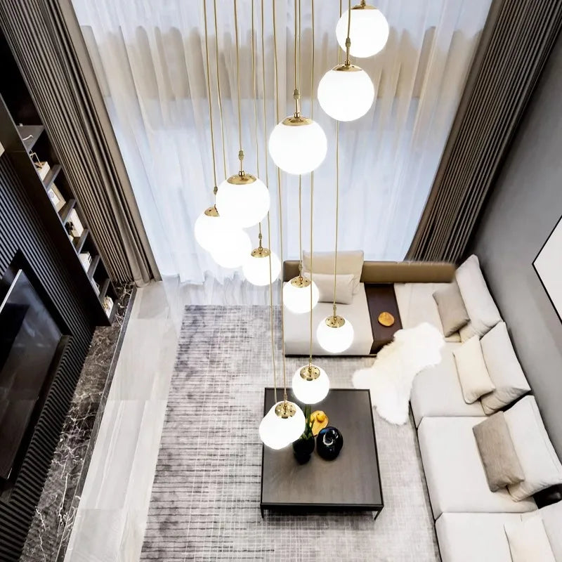 Afralia™ Modern LED Pendant Chandeliers for Living and Dining Room Lighting