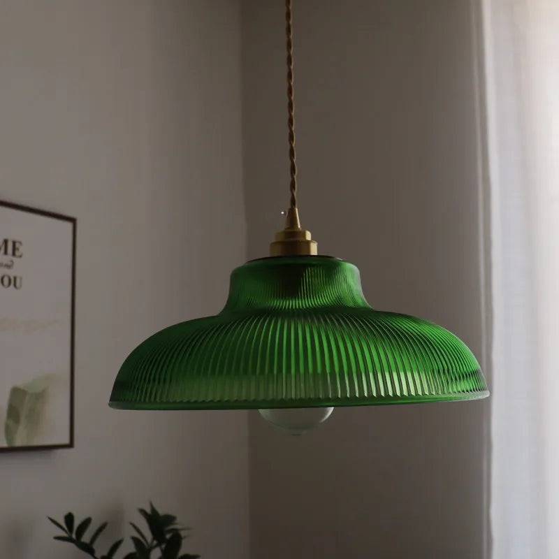 Afralia™ Vintage Copper Socket LED Pendant Light Fixture 4w Bulb Kitchen Dining Room Decor